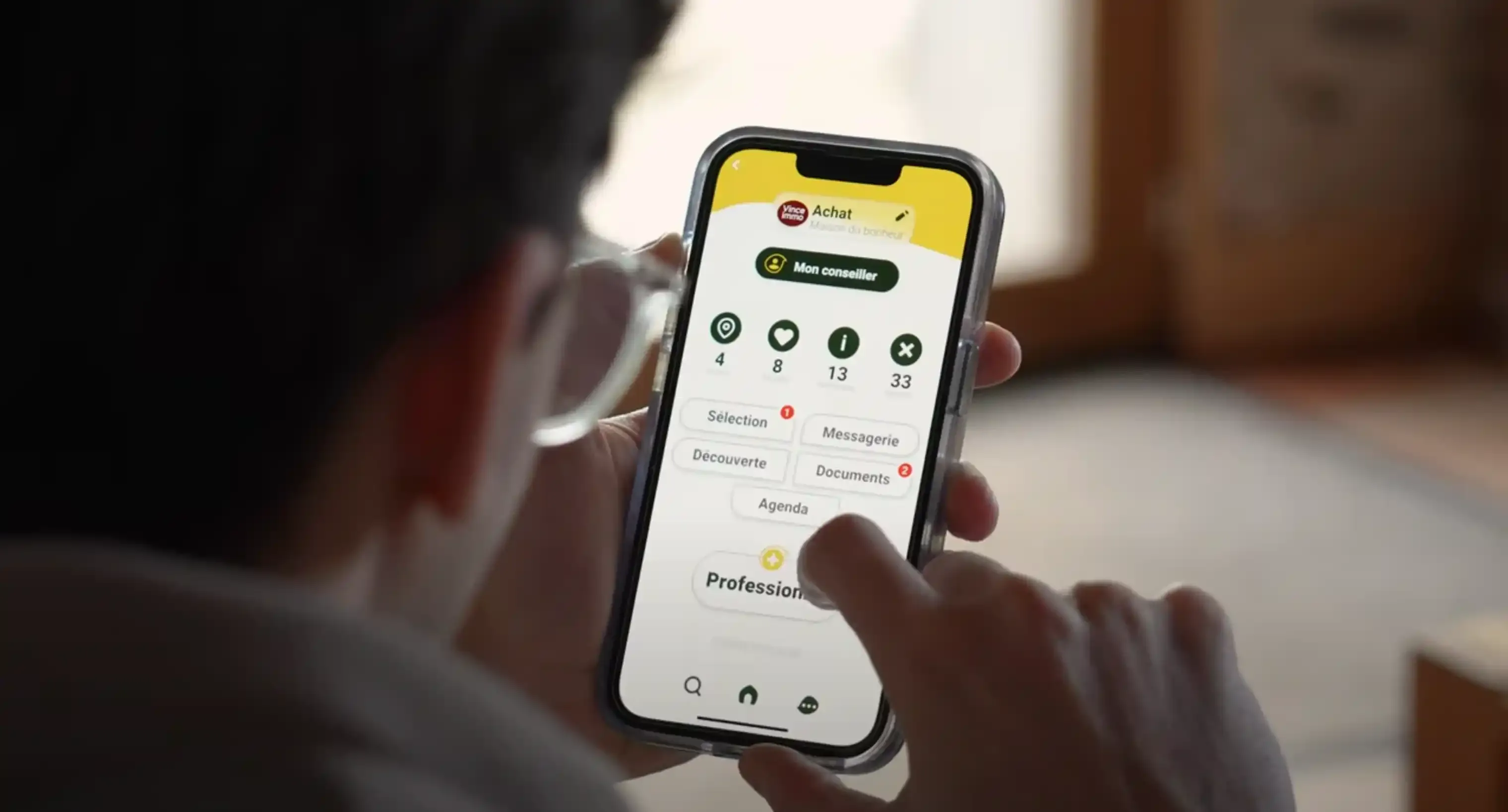 Interface Particulier Ideeri : PWA React pour la recherche et gestion immobilière